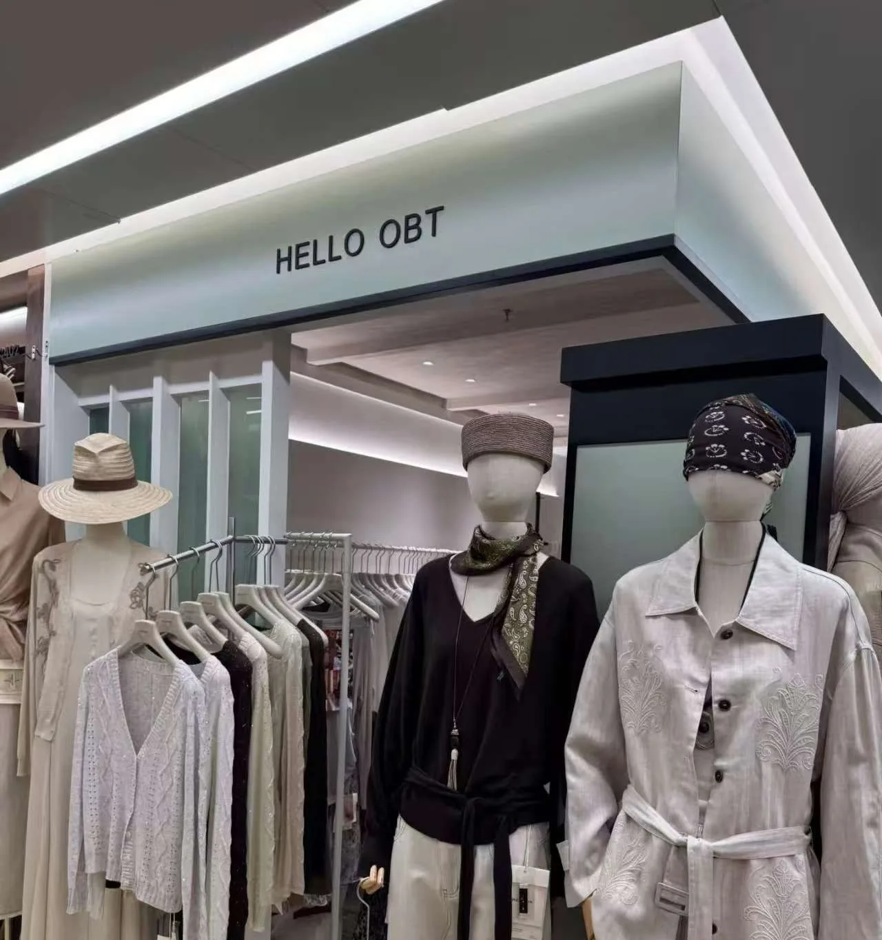 Storefront inside a Guangzhou wholesale clothing mall