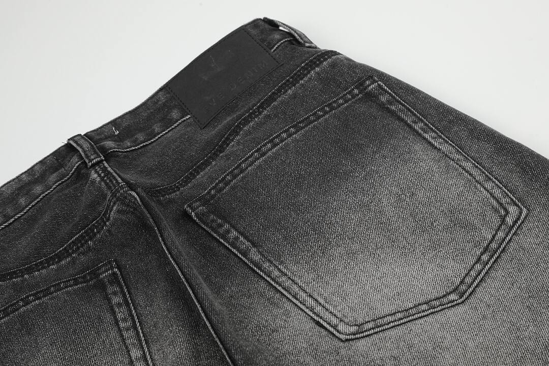 Cotton pants in black