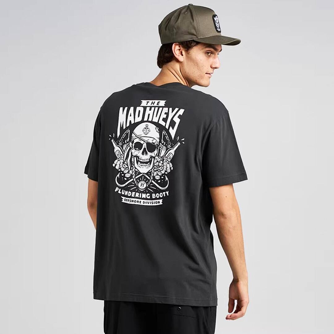 155# American Streetwear Motorcycle Style Skull Print Short Sleeve P30