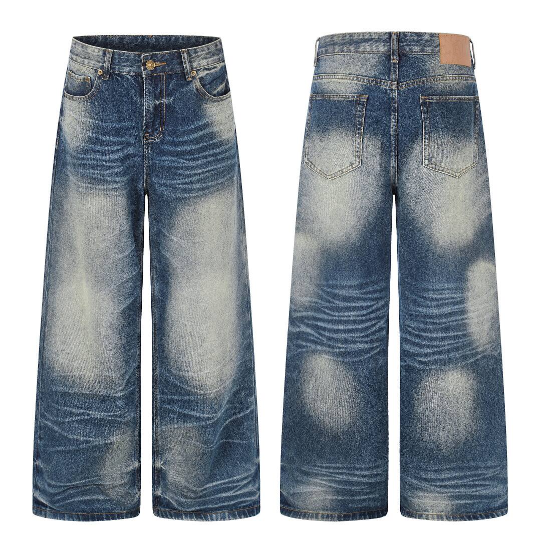 Cotton pants in blue — wholesale reference style
