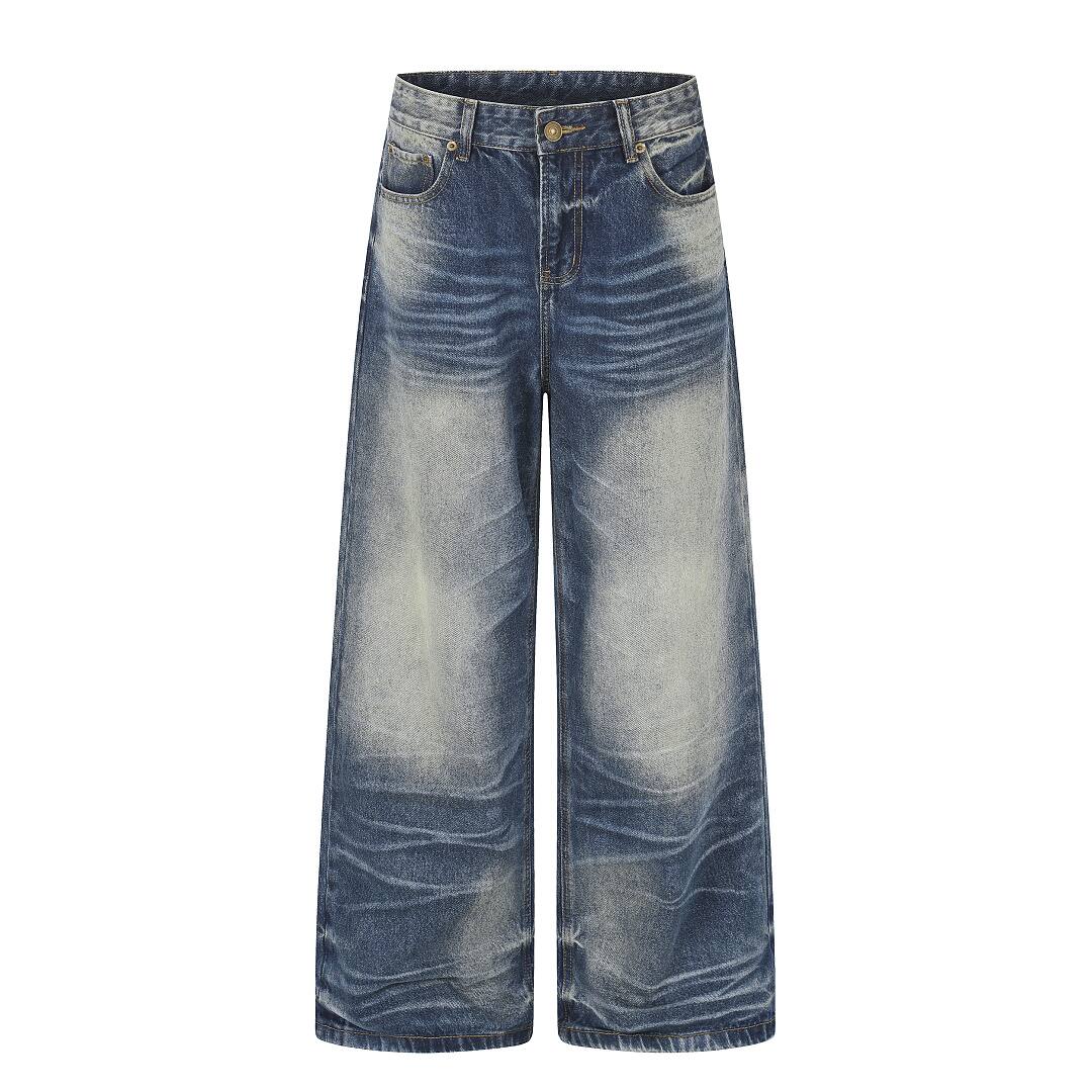 Cotton pants in blue