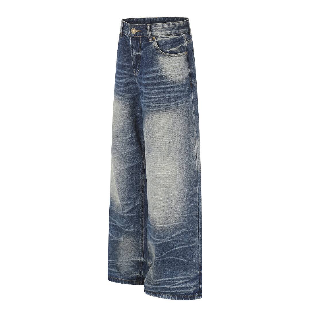Cotton pants in blue