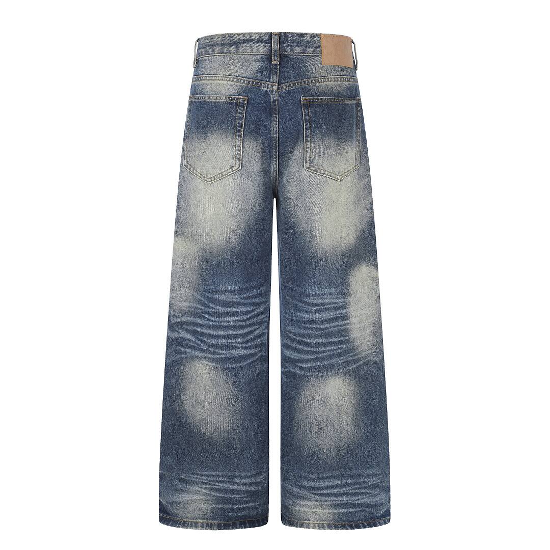 Cotton pants in blue