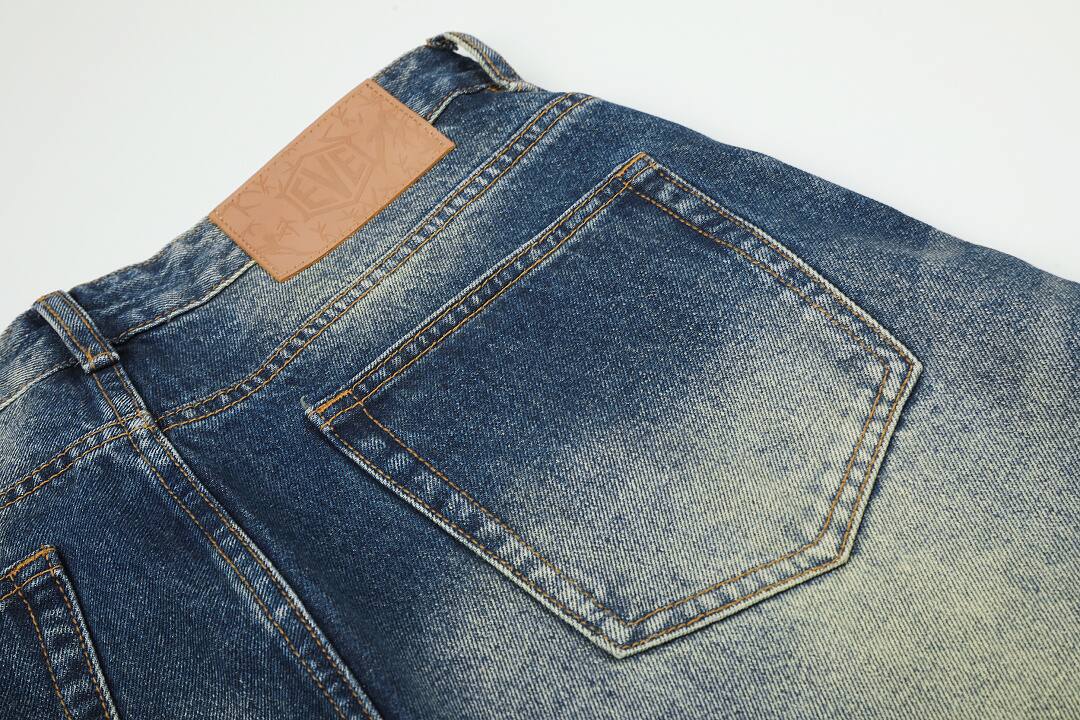 Cotton pants in blue