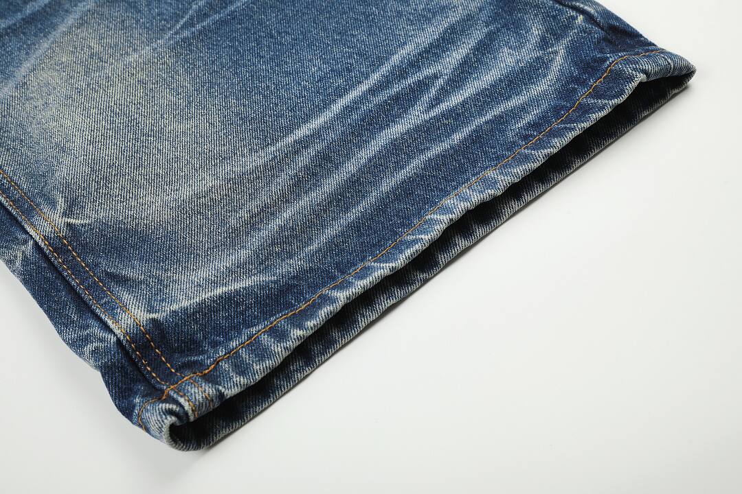 Cotton pants in blue