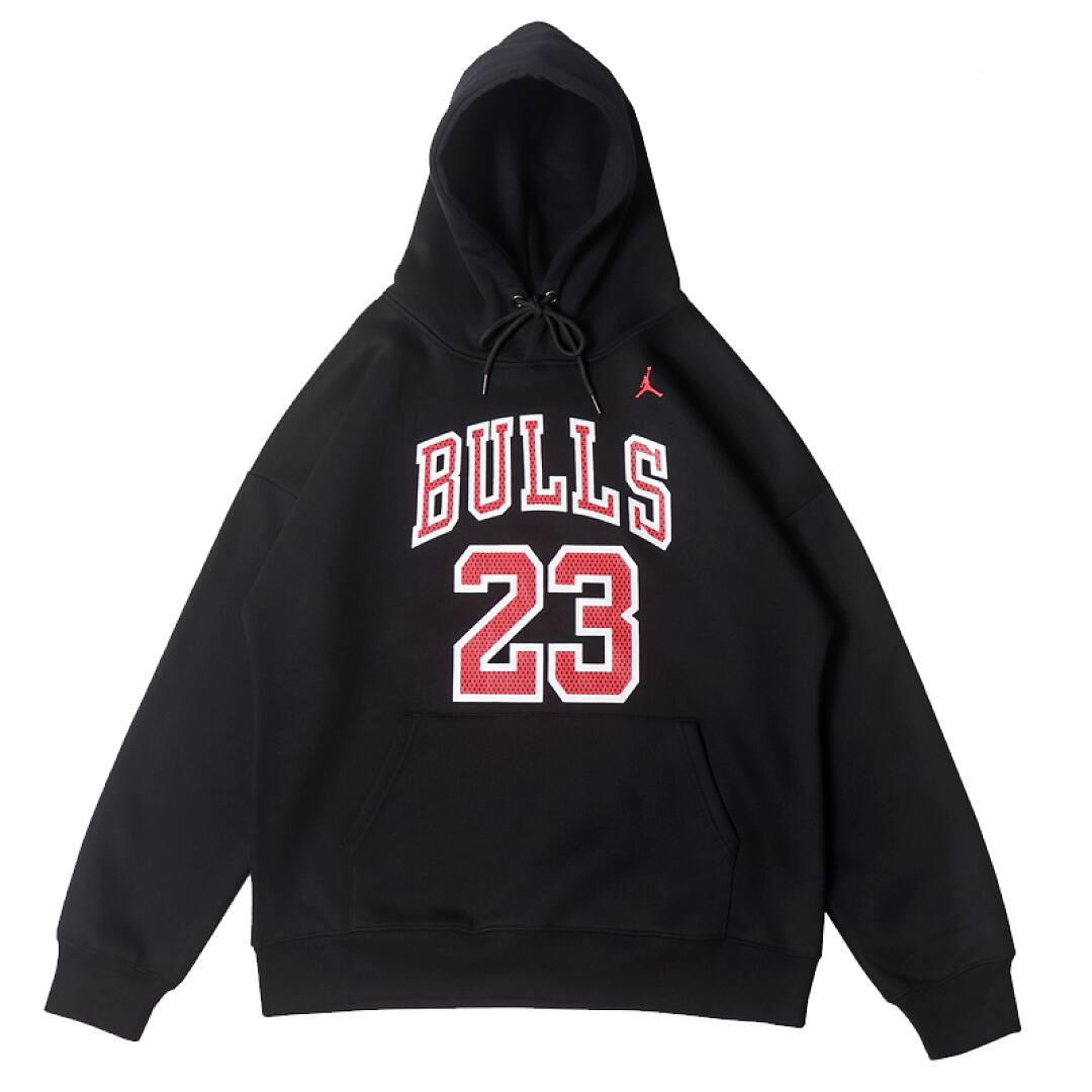 190# American streetwear Bulls #23 print hoodie P65