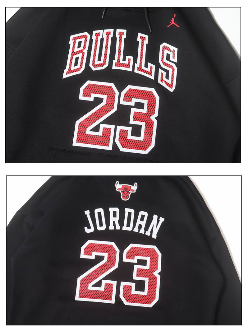 190# American streetwear Bulls #23 print hoodie P65