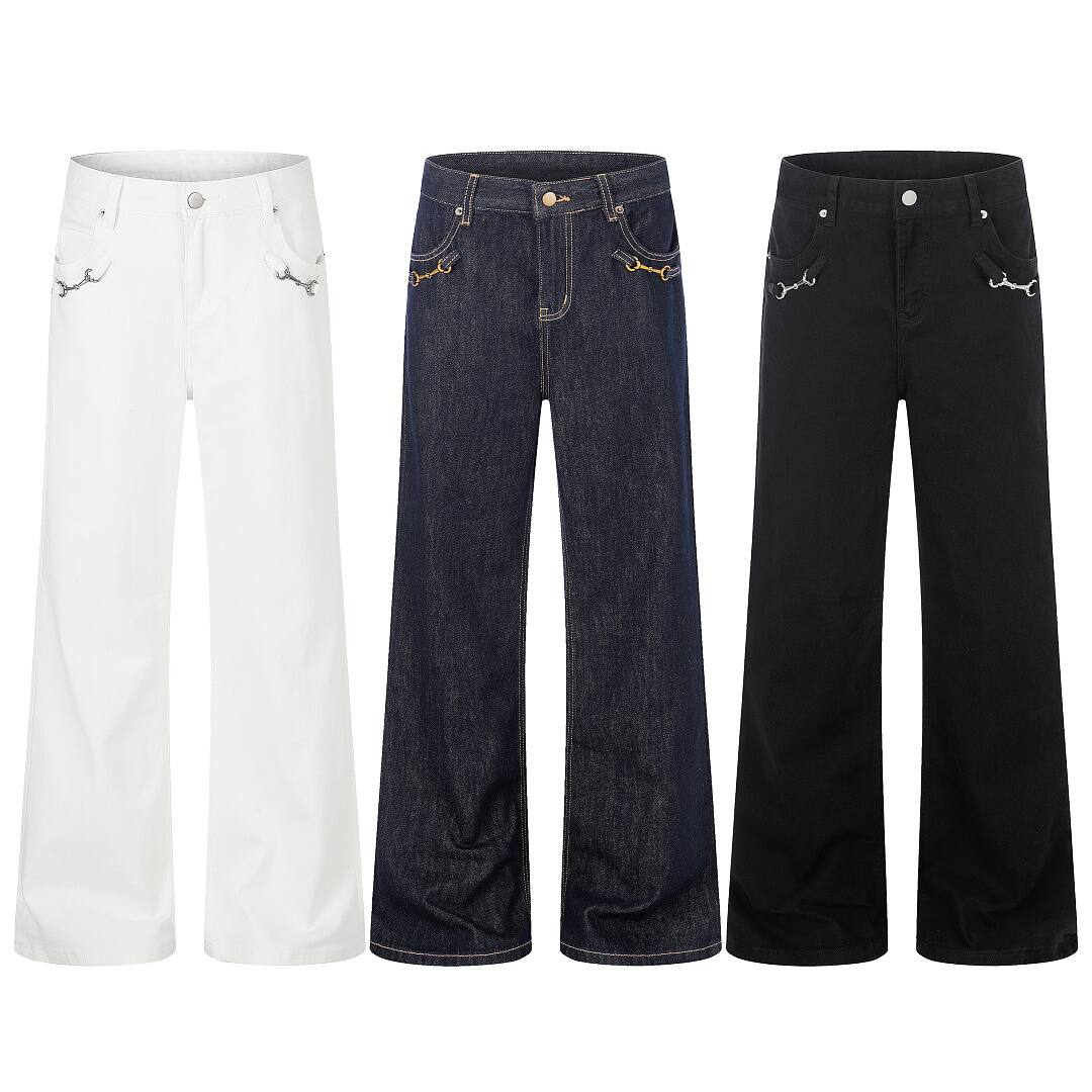 White/Black: 98% Cotton 2% Spandex