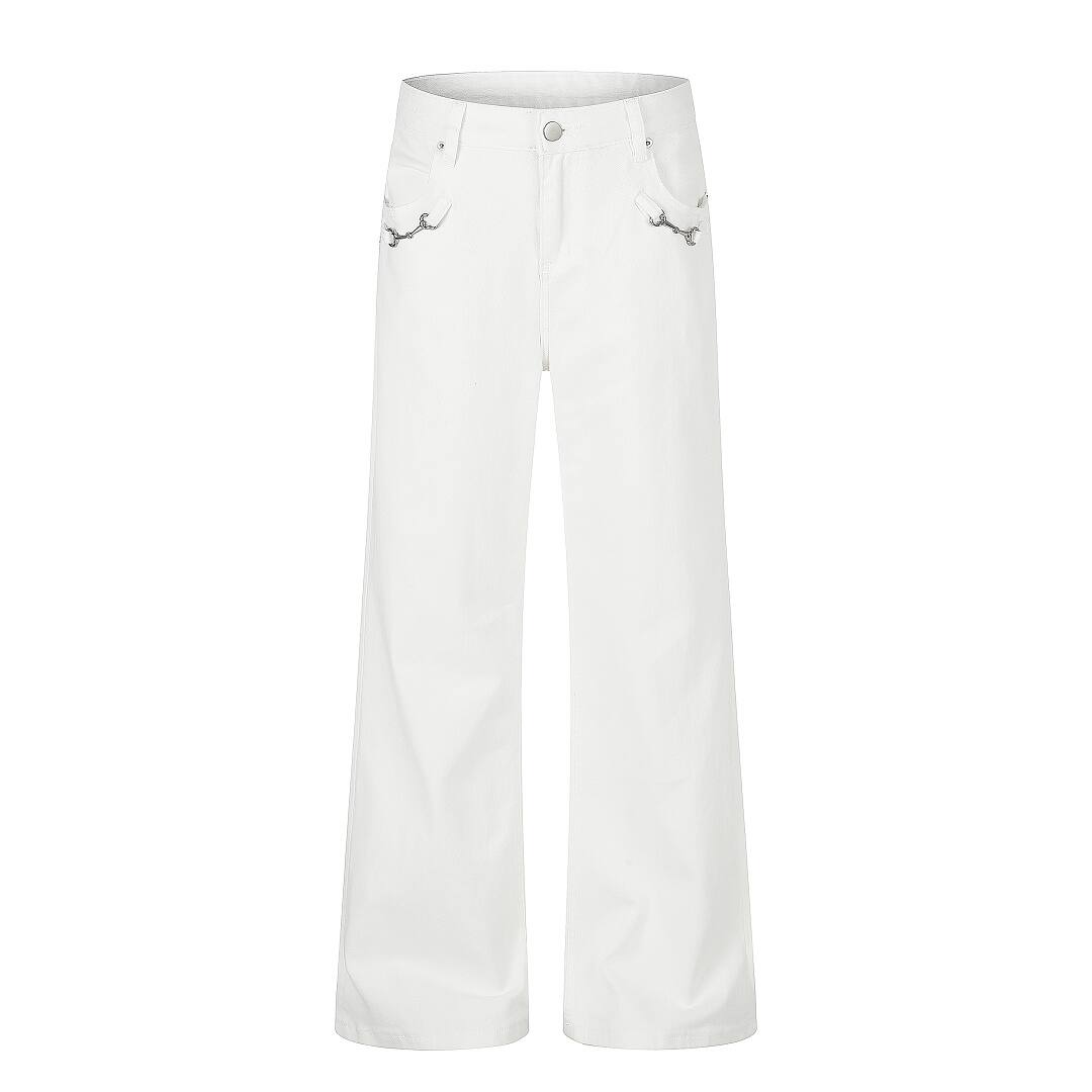 White/Black: 98% Cotton 2% Spandex