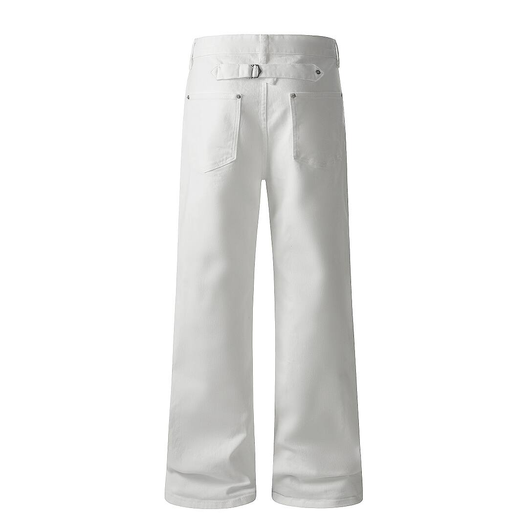 White/Black: 98% Cotton 2% Spandex