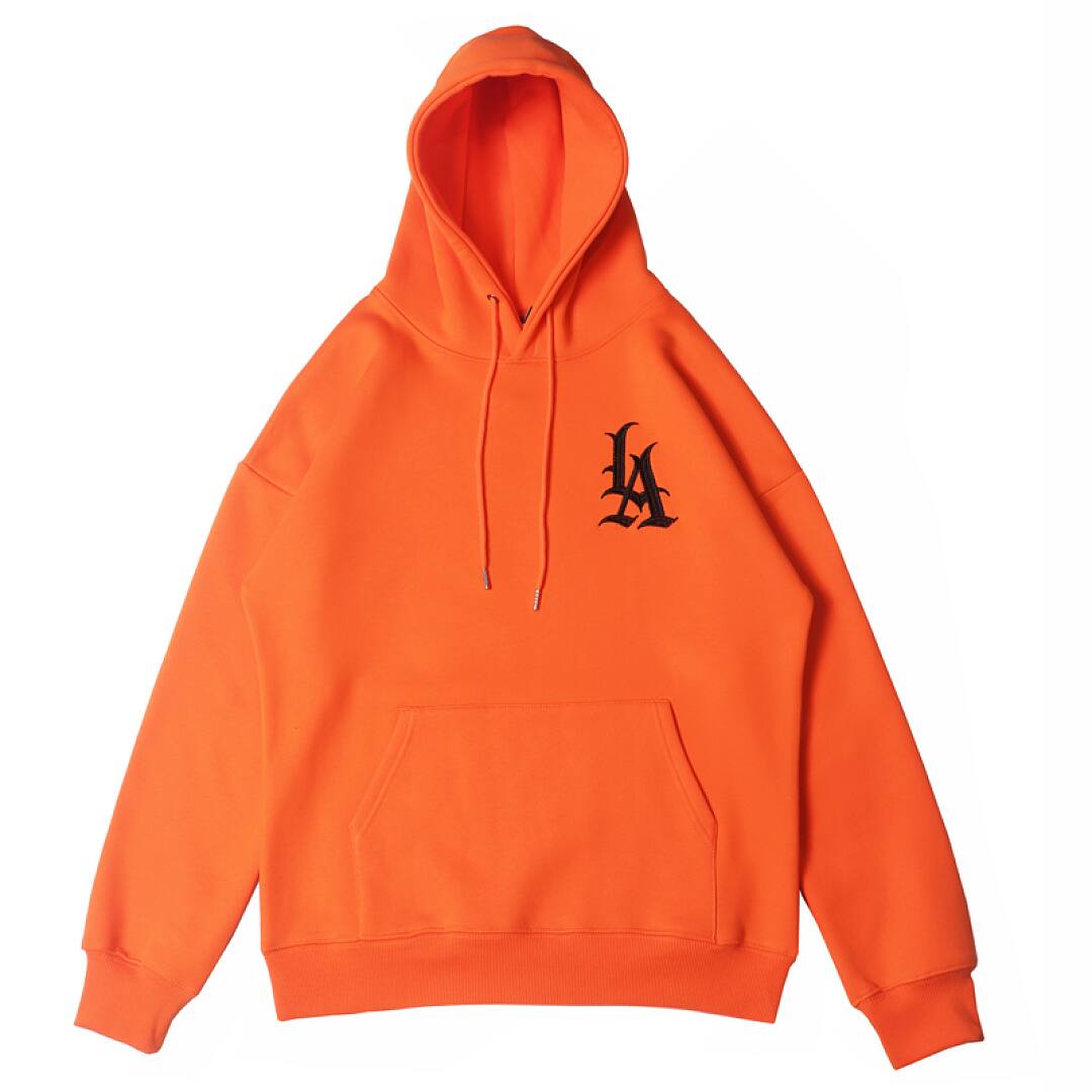 176# American streetwear West Coast embroidered hoodie P65