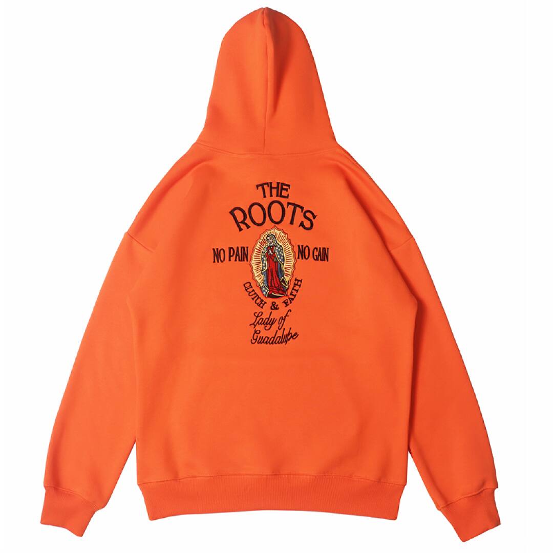 176# American streetwear West Coast embroidered hoodie P65