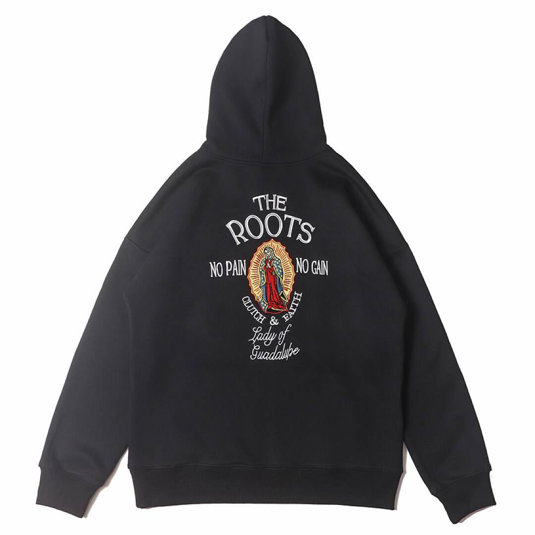 176# American streetwear West Coast embroidered hoodie P65