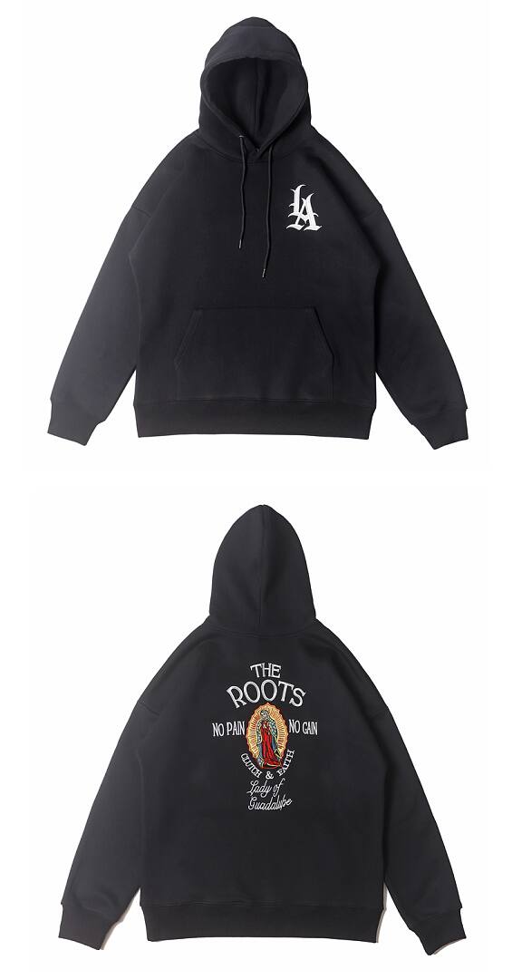 176# American streetwear West Coast embroidered hoodie P65