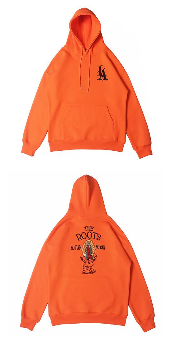 176# American streetwear West Coast embroidered hoodie P65