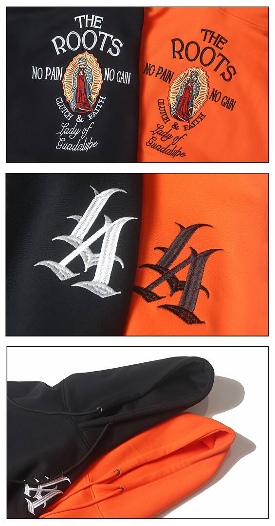 176# American streetwear West Coast embroidered hoodie P65