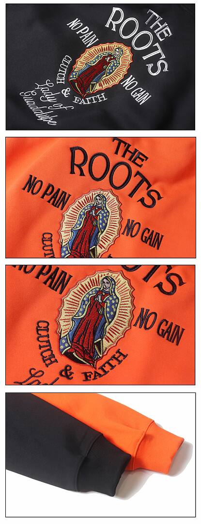 176# American streetwear West Coast embroidered hoodie P65