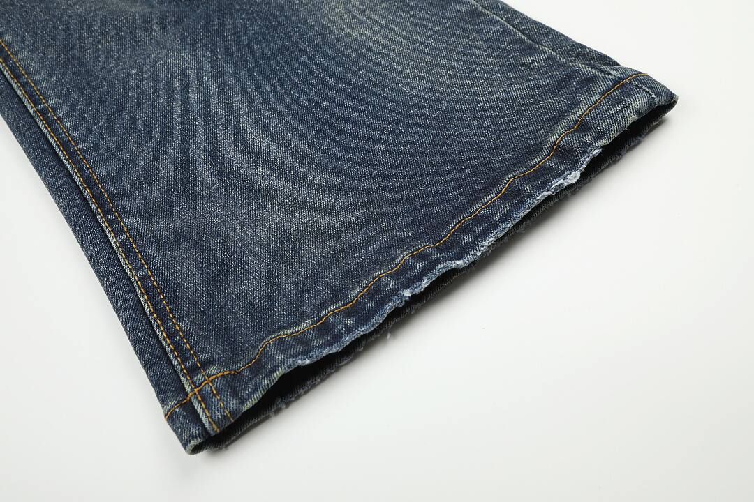 Cotton pants in blue