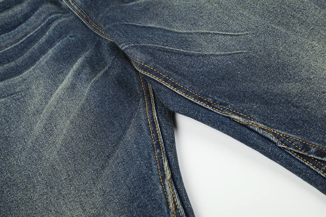 Cotton pants in blue