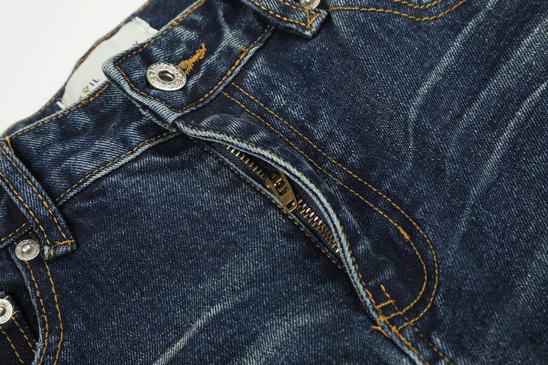 Cotton pants in blue