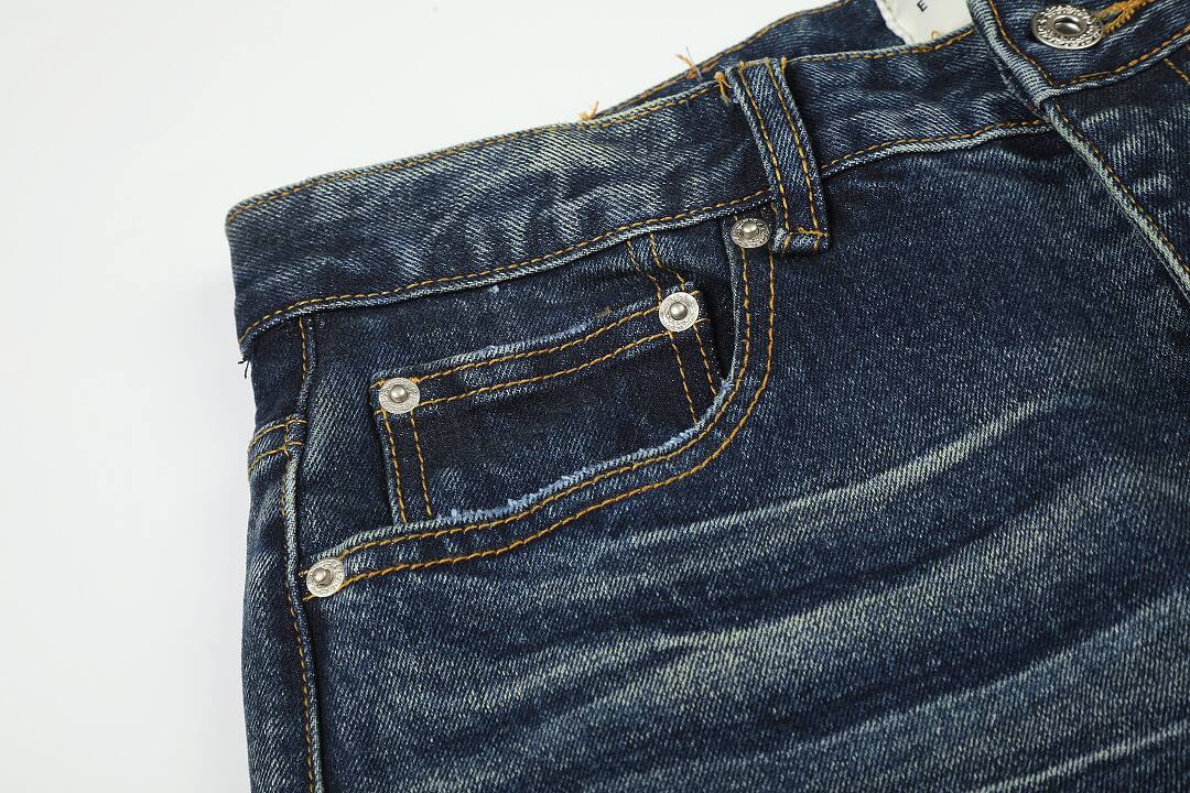 Cotton pants in blue
