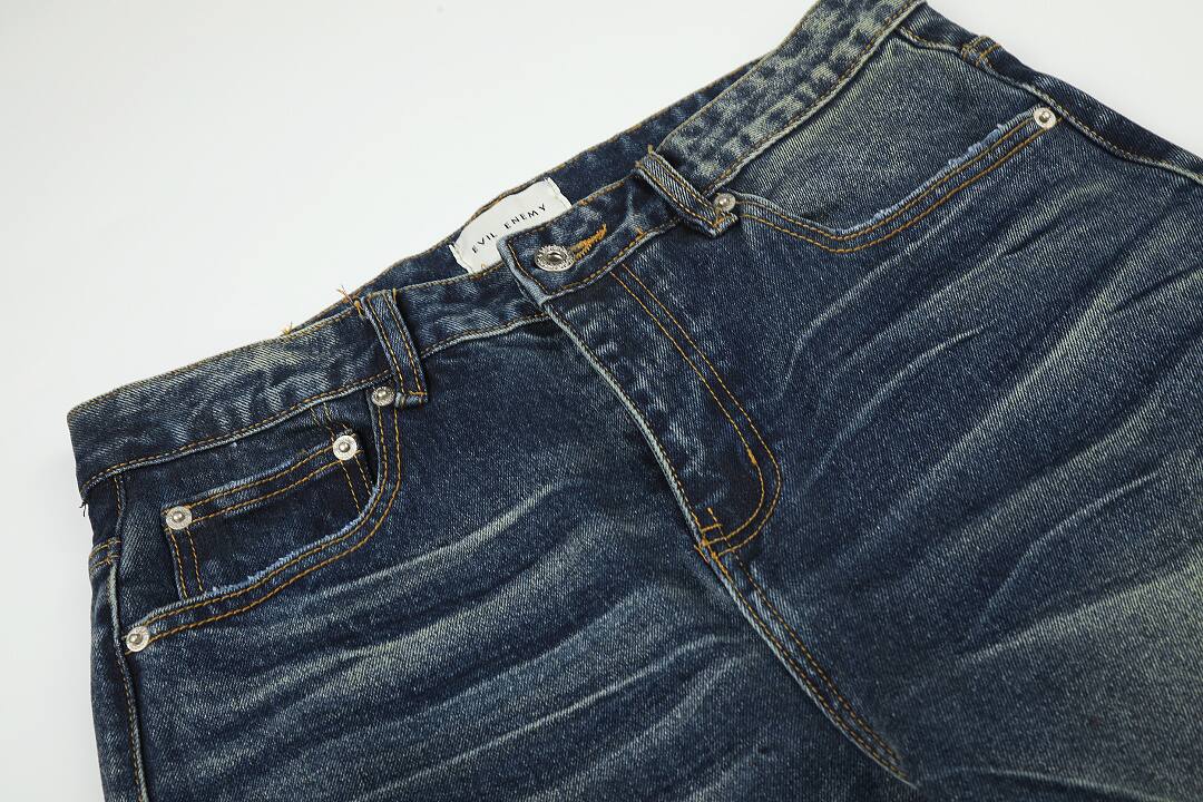 Cotton pants in blue