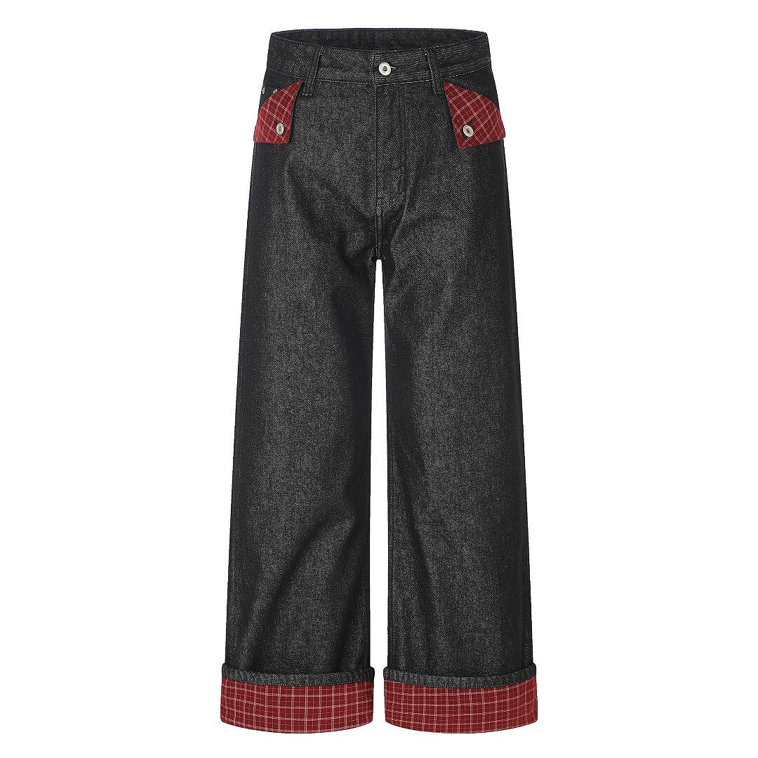 Cotton pants in black