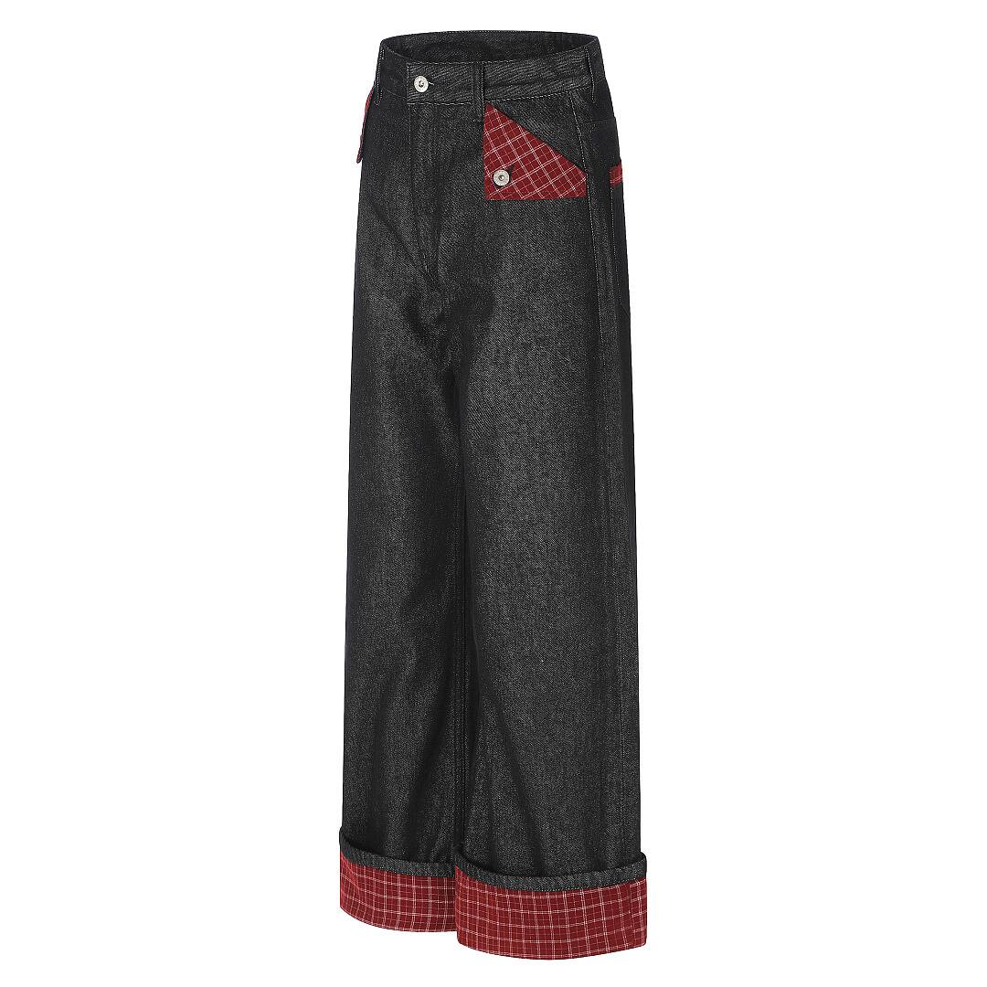 Cotton pants in black