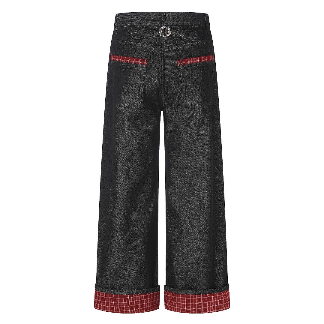 Cotton pants in black