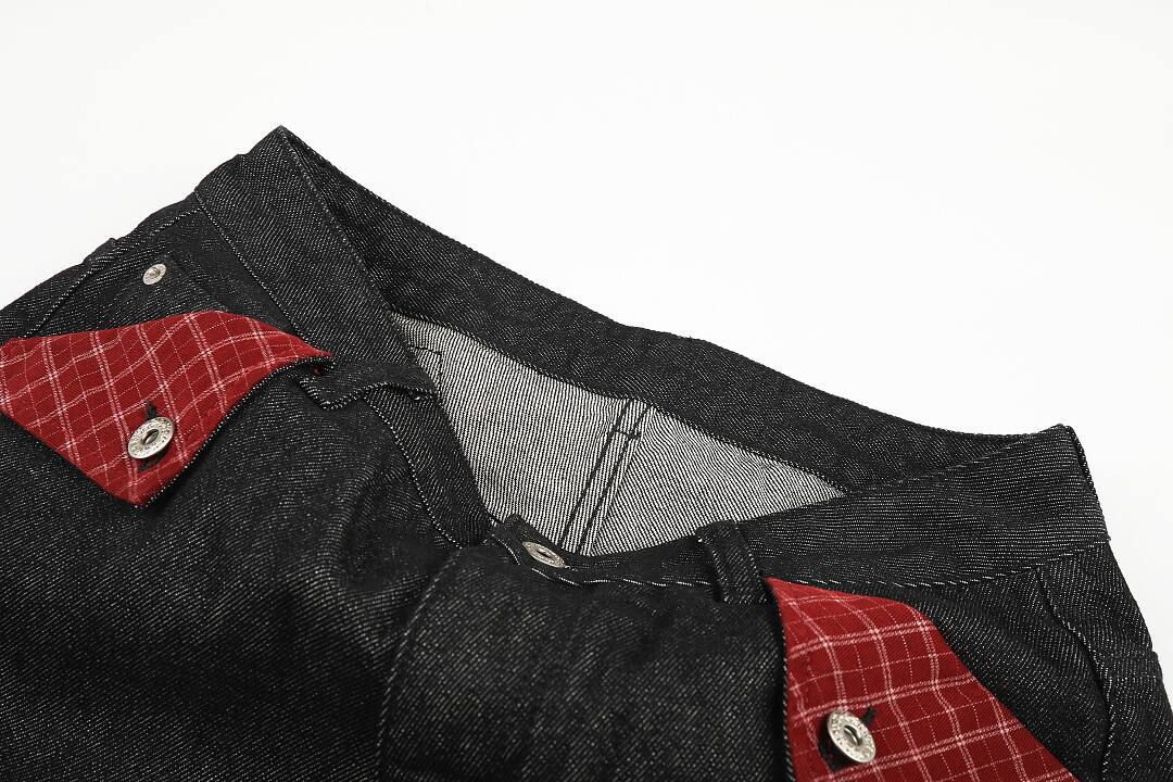 Cotton pants in black