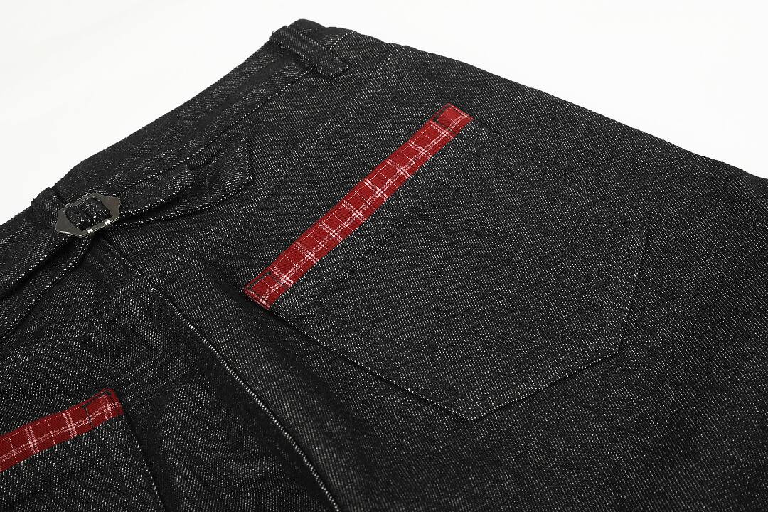 Cotton pants in black