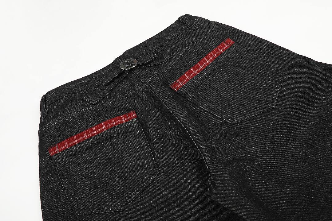 Cotton pants in black
