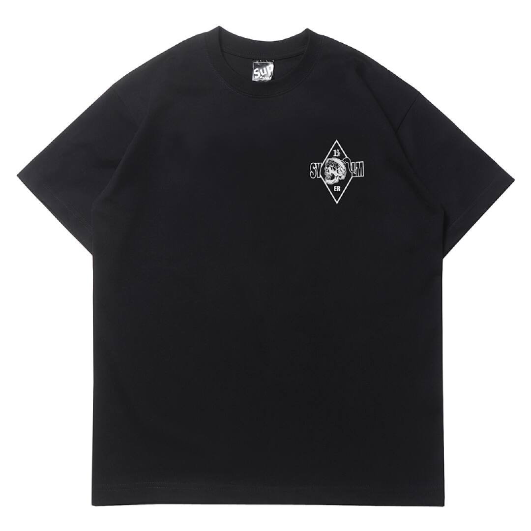165# American streetwear MONGOLS vintage street style short sleeve T-shirt P30
