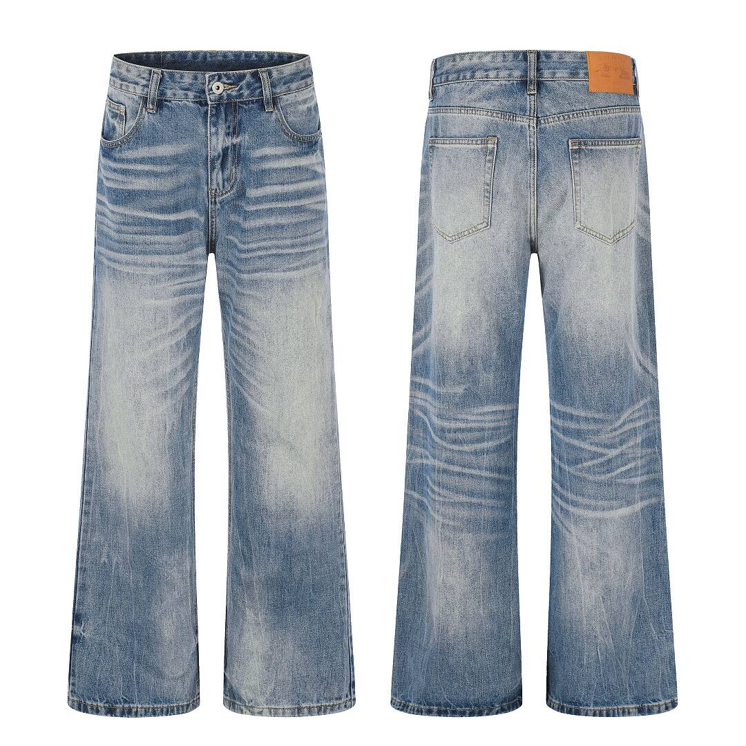 Cotton pants in blue — wholesale reference style