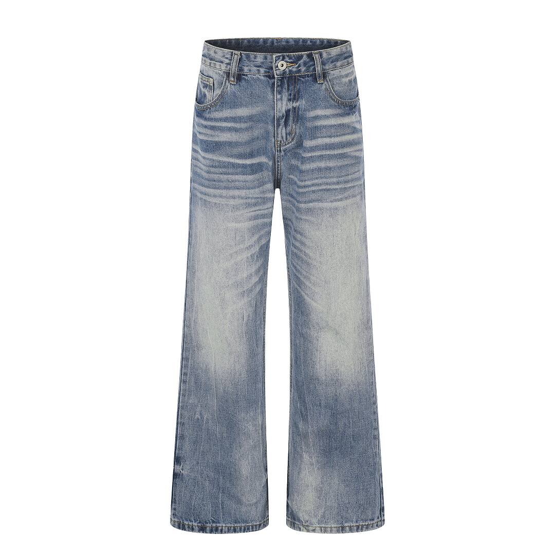 Cotton pants in blue