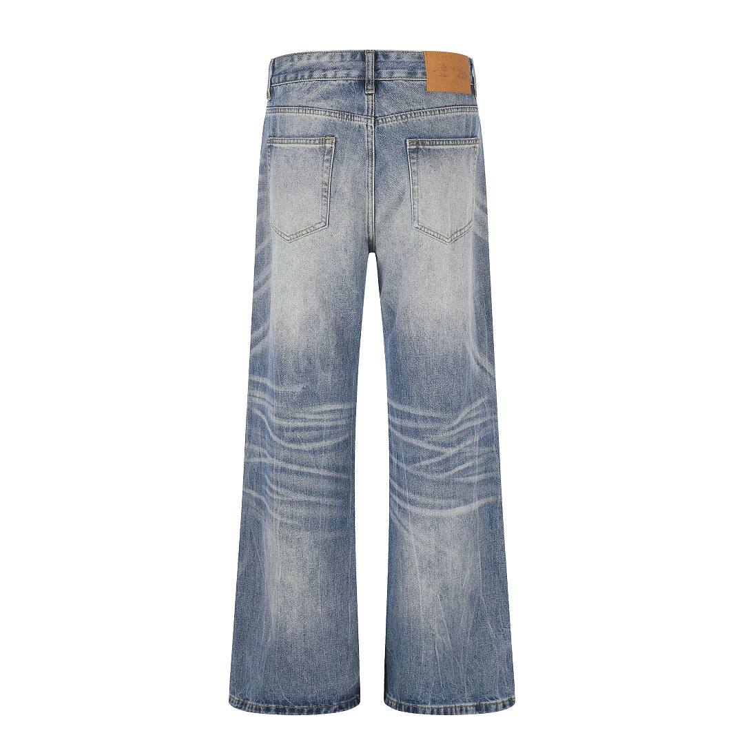 Cotton pants in blue