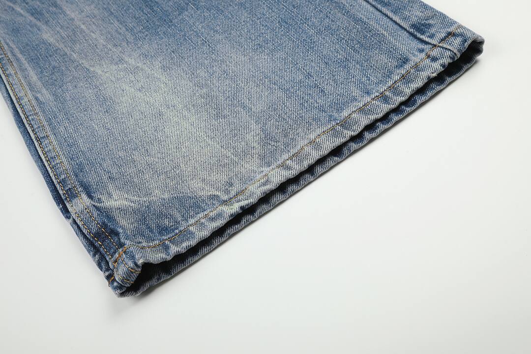 Cotton pants in blue