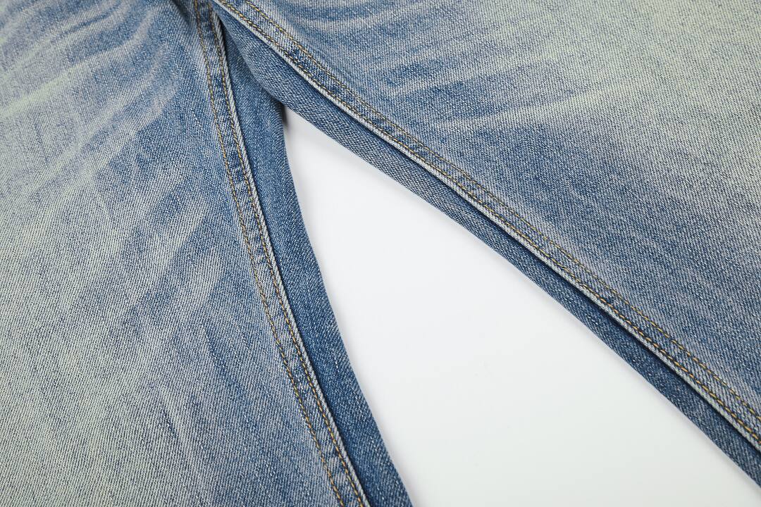 Cotton pants in blue