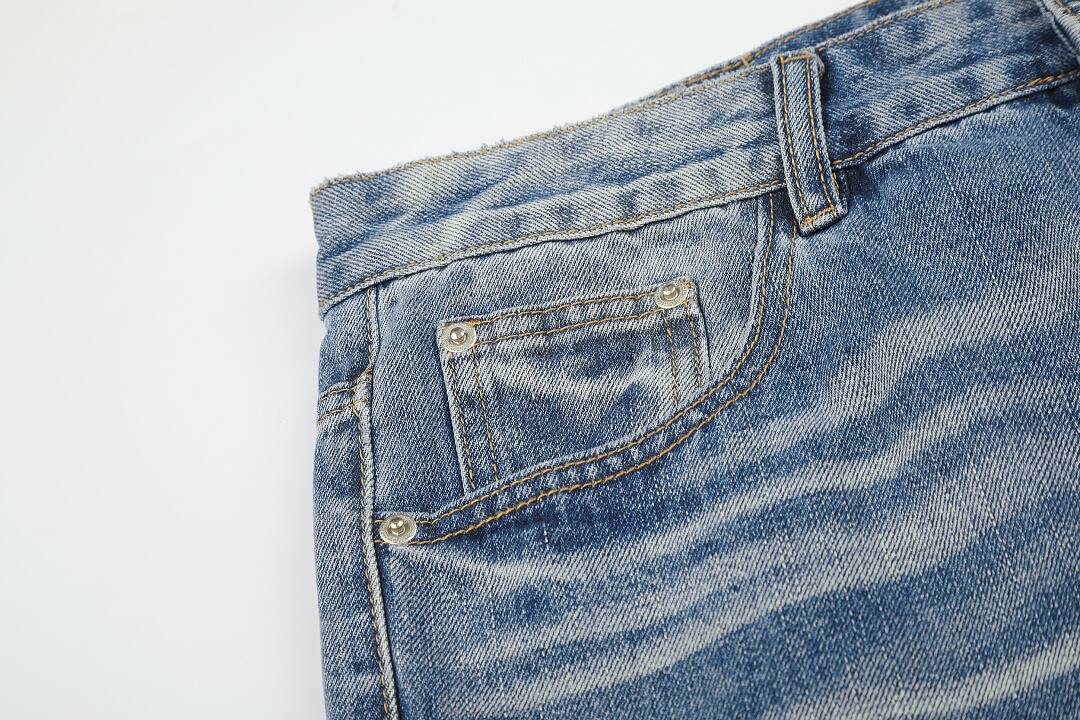 Cotton pants in blue