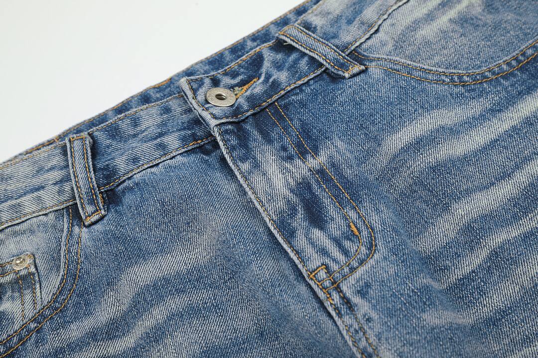Cotton pants in blue