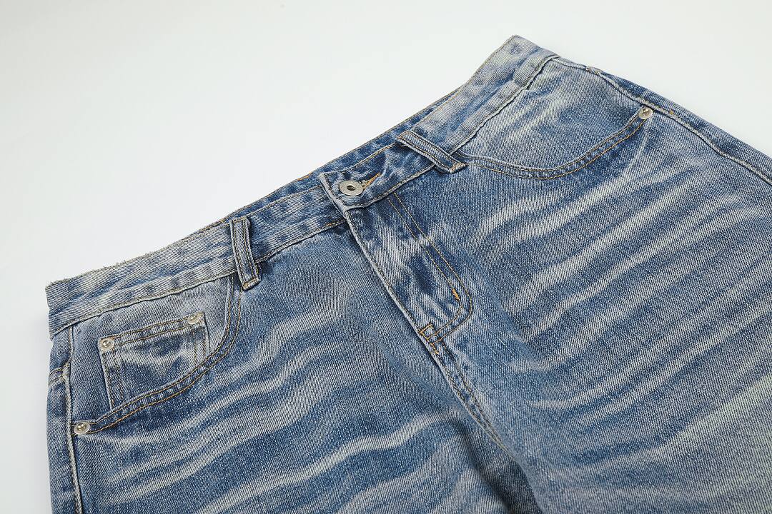 Cotton pants in blue