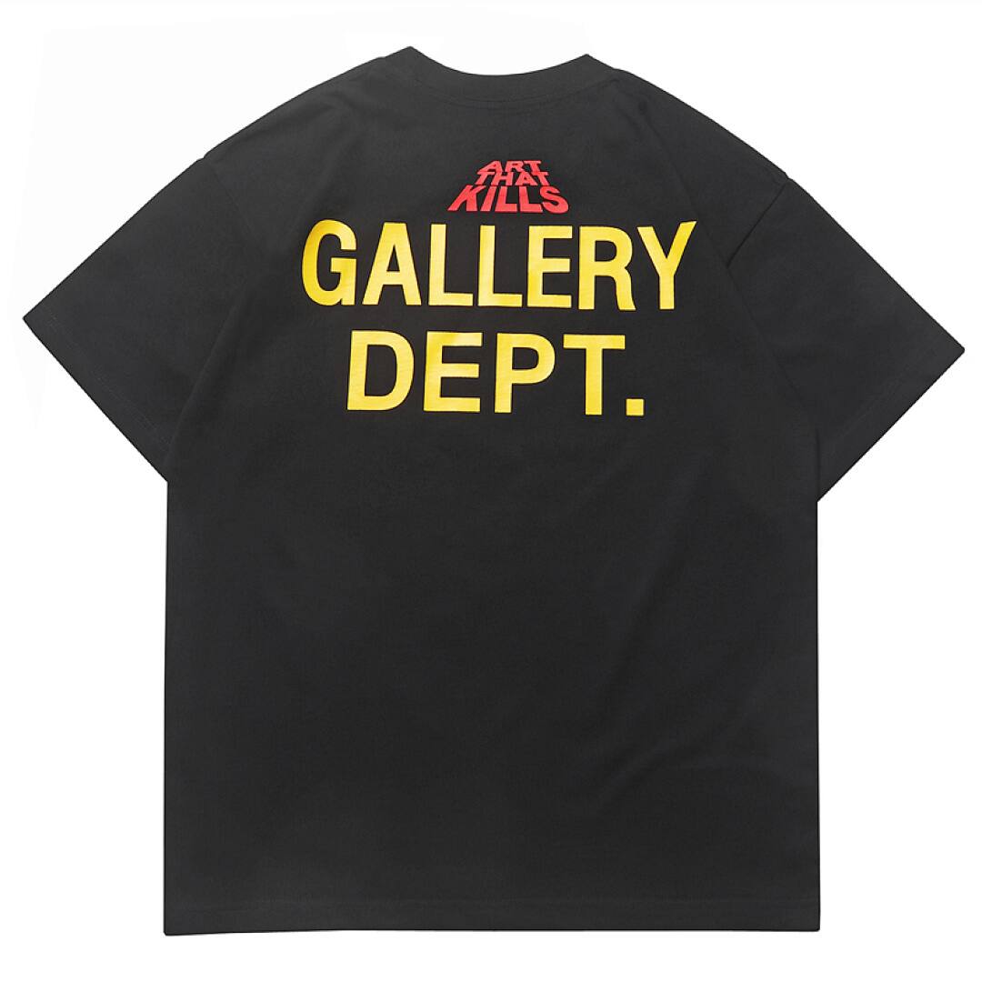 145# American Streetwear GALLERY DEPT Bat Skull Graphic Print T-Shirt P35