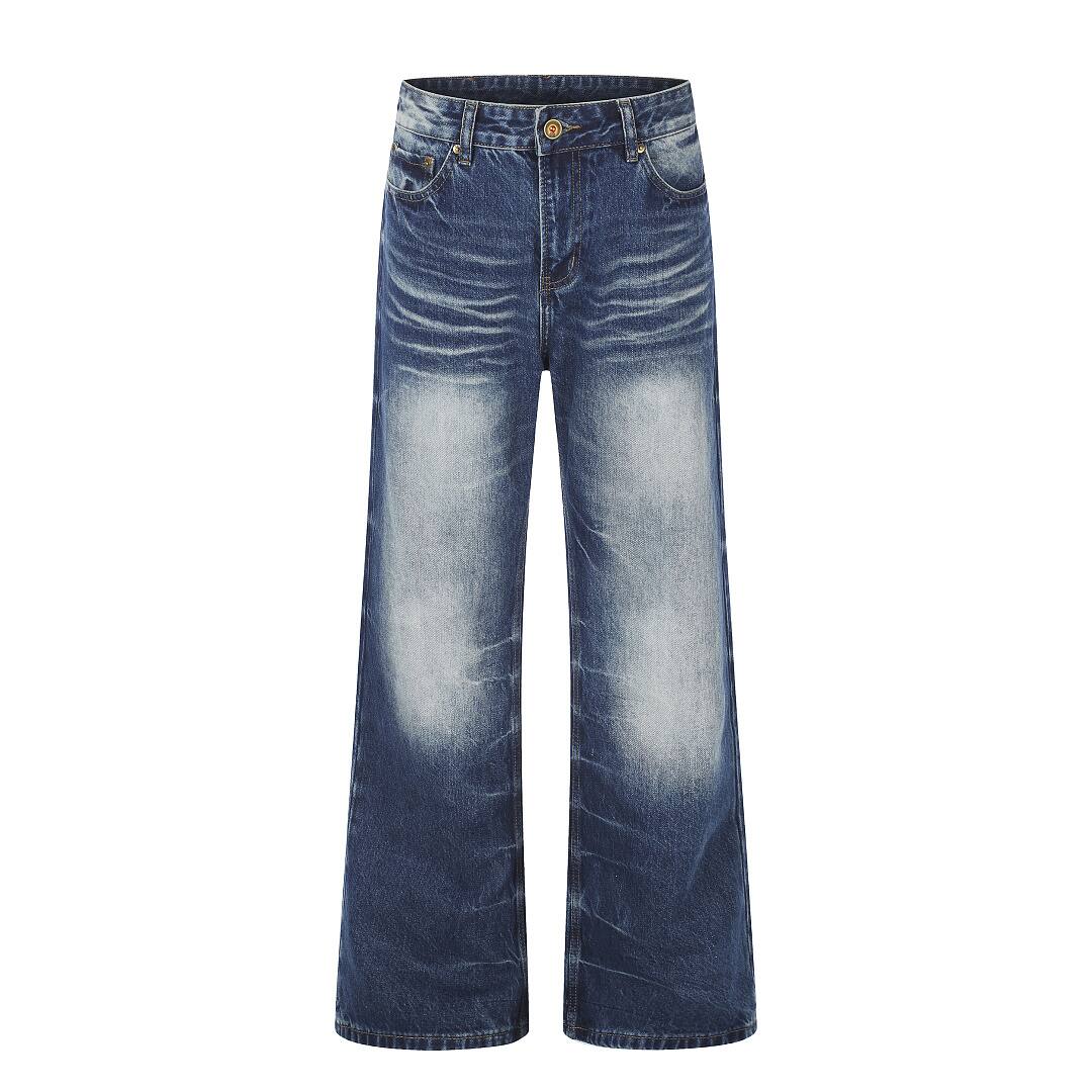 Cotton pants in blue