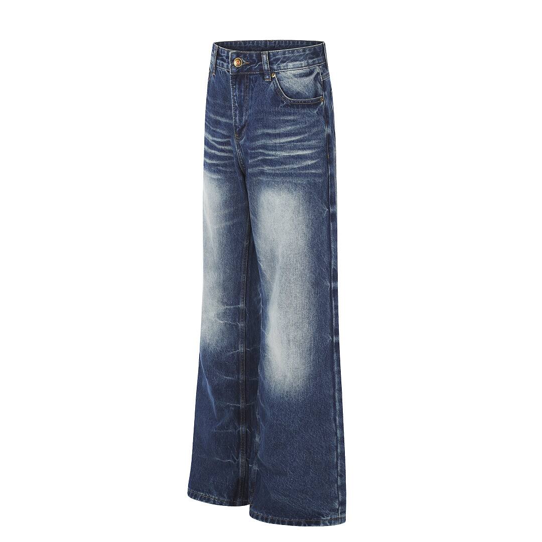 Cotton pants in blue