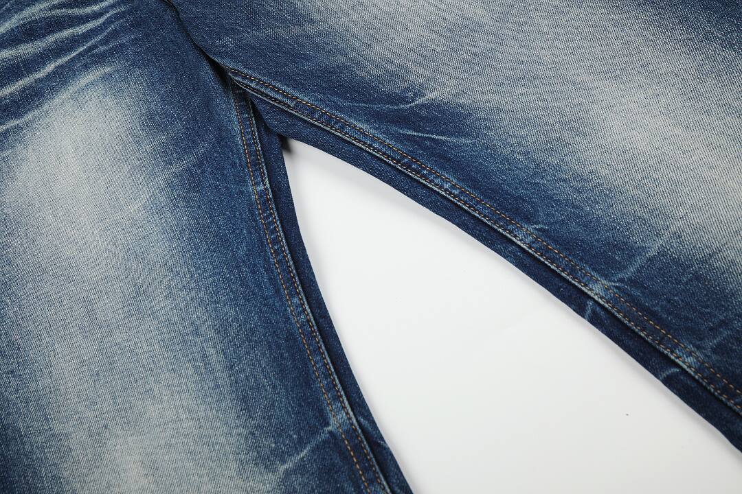 Cotton pants in blue